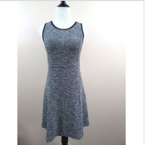 J Crew Tweed Flare Boucle Wool Blend Dress